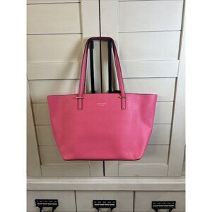 Kate Spade Barbie Pink Zip Top Closure Tote Handbag Purse Women’s